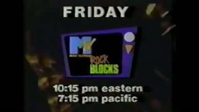 MTV Rock Blocks Promo (1987)