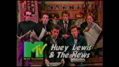 Huey Lewis & The News MTV Promo (1985)