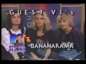 MTV Bananarama Guest VJ Promo (1986)