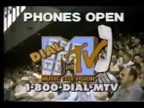 MTV Dial MTV Promo (1987)