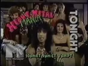 MTV Heavy Metal Mania Promo (1985)