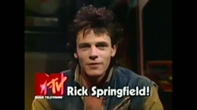 Rick Springfield MTV Promo (1984)