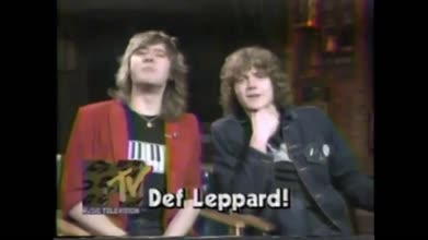 Def Leppard MTV Promo (1983)