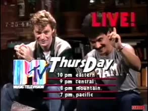 MTV Hall & Oates Live Promo (1984)